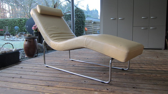 Image 1 of Poltrona/sdraio in pelle "Rolf Benz 680" in ottime condizioni