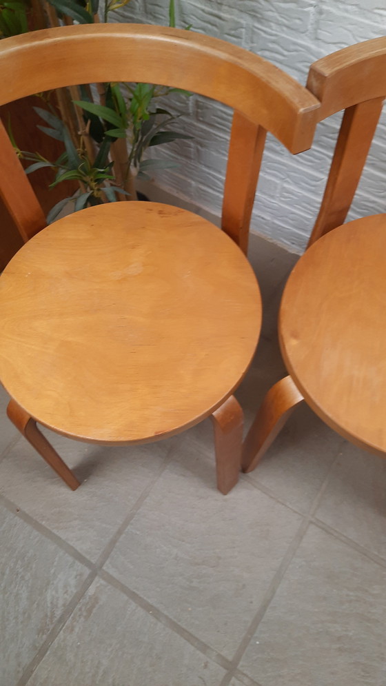 Image 1 of Set di 4 sedie nello stile di Alvar Aalto