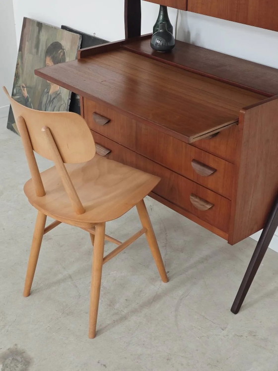 Toeletta/Scrivania di Poul Volther per Orum, Samcom Denmark – Tolette, Wood, Scandinavian (photo 15 of 22)
