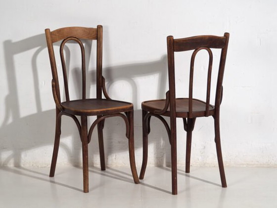 Chaises de salle à manger antiques (c.1920). Lot de 6 pièces #2 (photo 22 of 40)