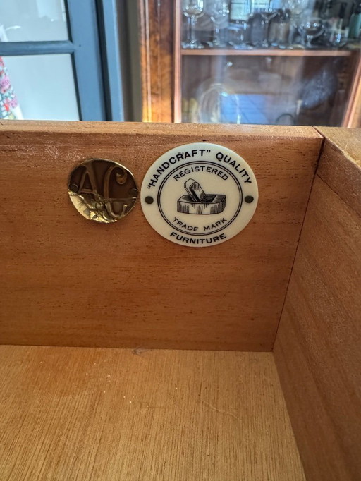 Vintage Alfred Cox design Engelse art-deco ladekast