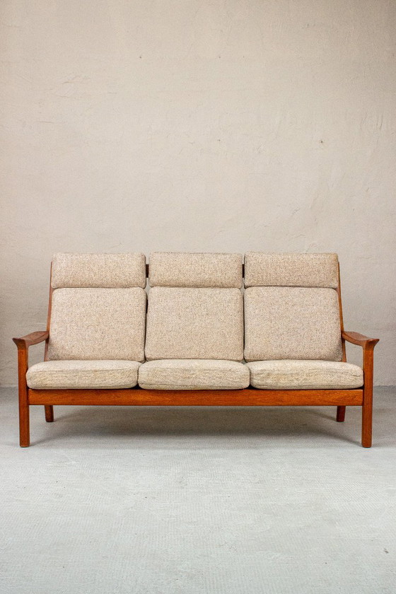 Canapé Vintage en Teck 3 Places Juul Kristensen Danish Mid Century – Canapés 3 places, Wool (photo 19 of 22)