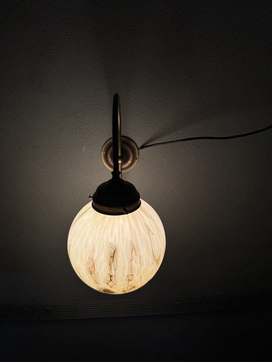 Image 1 of Suggestiva lampada da parete vintage marmorizzata di AGI Verlichting (Almelo)