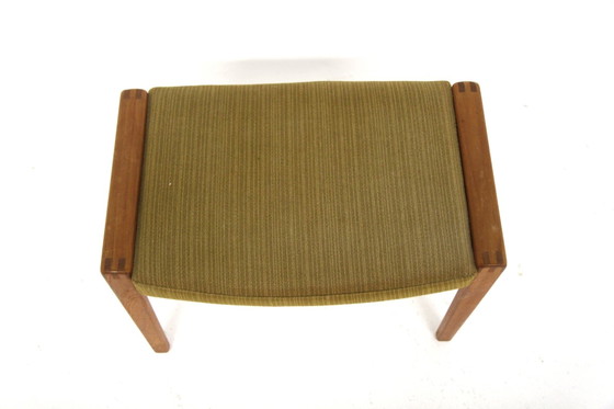 Ottomane Scandinave en Chêne, Sweden, 1950, Poufs & repose-pieds, Scandinavian (photo 4 sur 6)