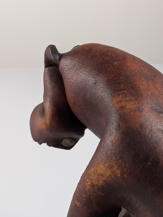 Image 1 of Cane Boxer in pelle vintage, Germania, anni '60