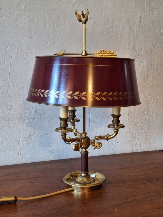 Lucien Gau Model 15033 French Mid Century Brass Table Lamp – Maison Lucien Gau (photo 11 of 13)