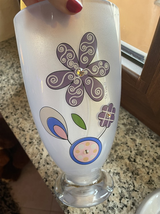 Gesatineerde Glazen Vaas Via Veneto – Vazen, Glass (photo 8 of 14)
