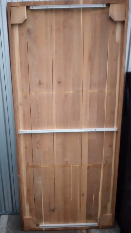 Image 1 of Tischplatte aus massiver Eiche, 200 x 90 x 4 cm, rechteckig