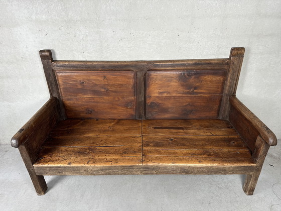 Image 1 of Antica panca spagnola - XIX secolo