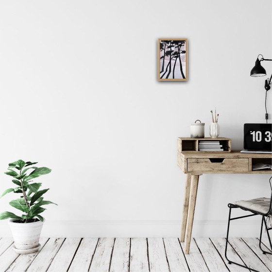 Image 1 of Encre de Chine sur papier blanc Format 30x21cm. 