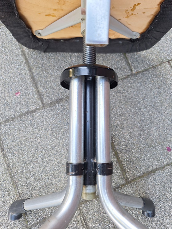 Image 1 of Gispen 360 Dutch design bureaustoel - zwarte ribstof 