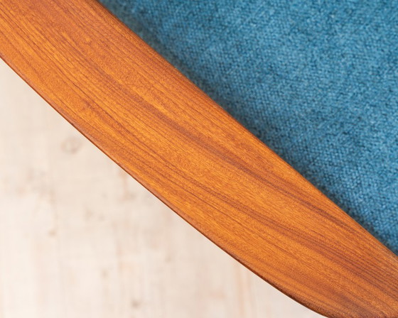 Image 1 of Fauteuil lounge Easychair en teck bleu des années 1960