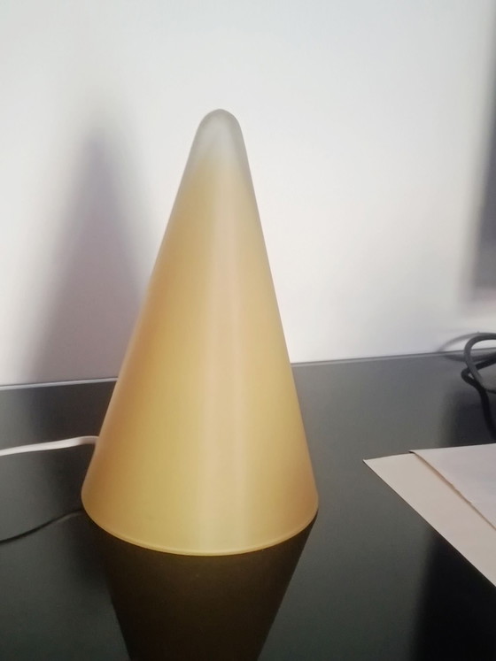 Lampe Teepee par SCE 1980s, Verre, Orange (photo 2 sur 6)