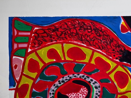 Image 1 of Corneille - Tuin der Lusten / Jardin des Delices XXL Groot - Handgesigneerd - 1991 - 11/50