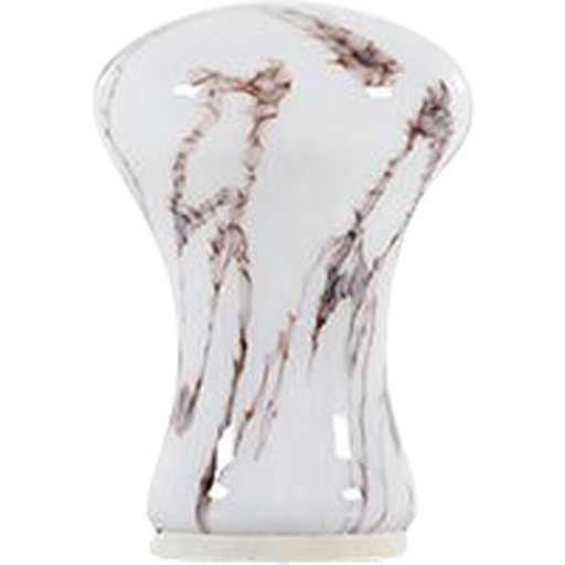 Vintage Opaline mushroom table lamp by Ivan Jakes for Osvetlovcici Sklo, 1970s