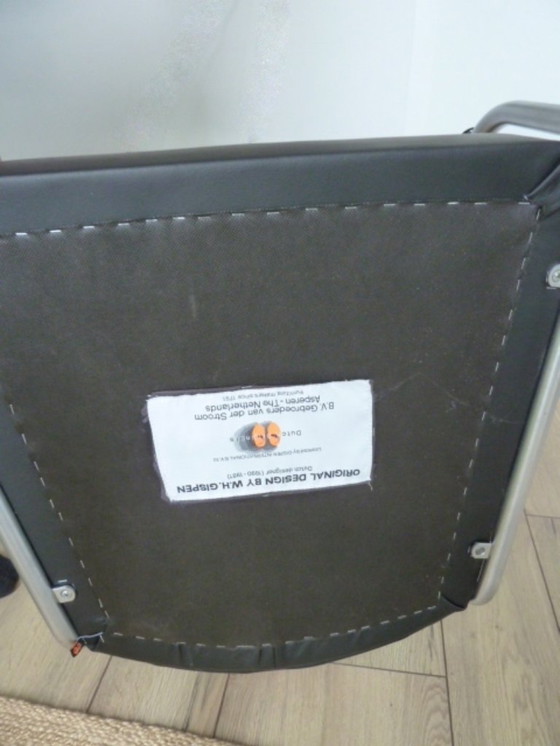 Image 1 of 1x fauteuil Gispen 412 EKC met hocker