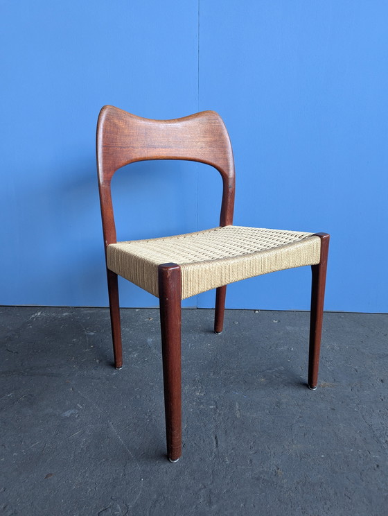 Image 1 of 4 sillas de mediados de siglo - Arne Hovmand Olsen para Mogens Kold