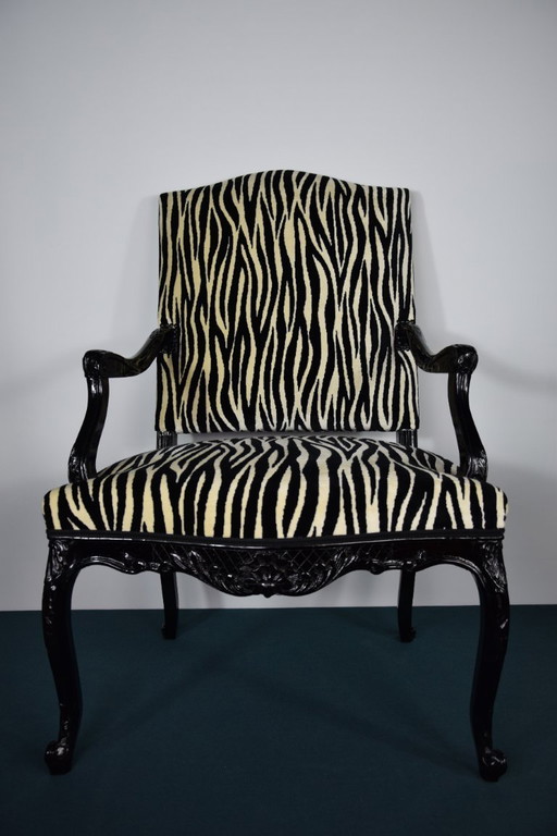 Poltrona barocca in stile Luigi XV