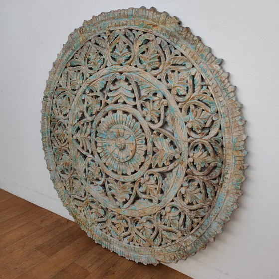 Image 1 of Decoración de pared Panel de madera Mandala