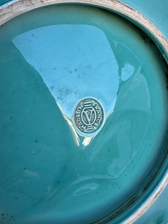 Piatto Foglia Verde Verceram Anni '50 – Oggetti decorativi, Ceramic (photo 8 of 12)