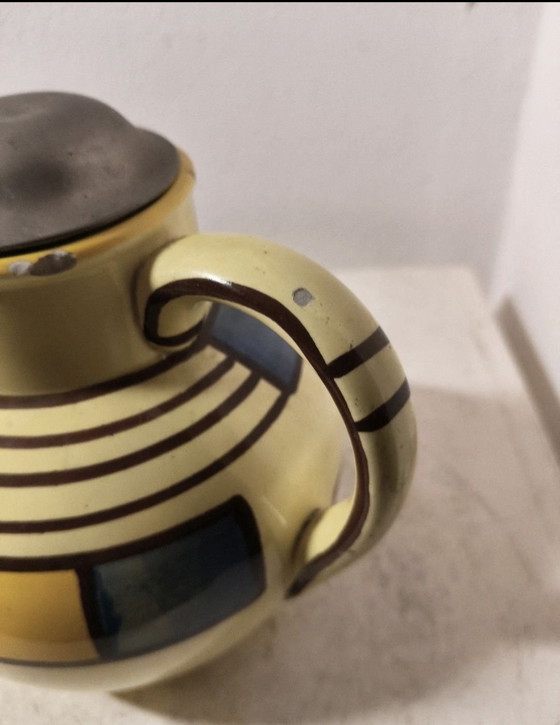 Teiera Eva Zeisel Schramberg Mondriaan Art Déco Bauhaus design Modello 73 – Oggetti decorativi, Ceramica (photo 5 of 10)