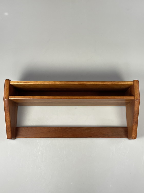 Image 1 of Vintage Wall Shelf, Dyrlund, Solid Teak, Denmark 1970's