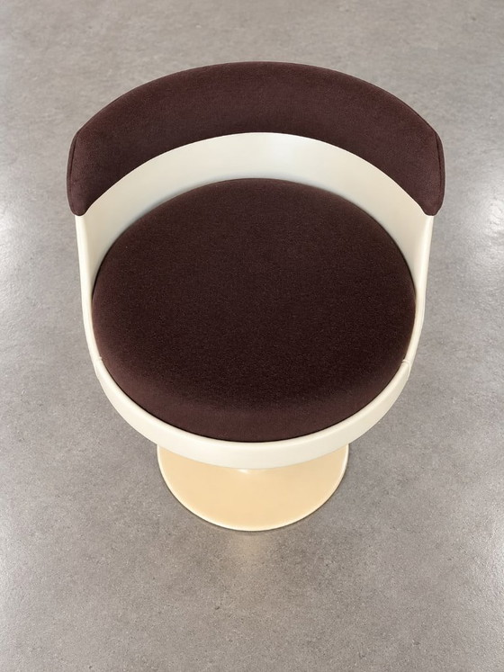 Low white Tulip chair Space Age – Stools, Metal (photo 3 of 5)