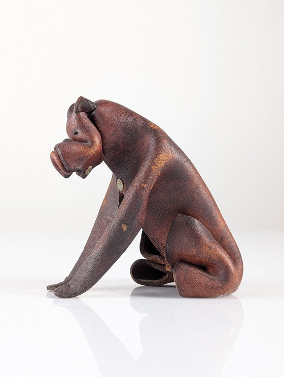 Image 1 of Cane Boxer in pelle vintage, Germania, anni '60