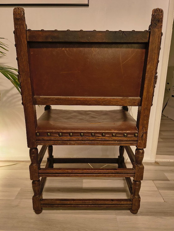 Image 1 of Chaise de château ancienne du XIXe siècle