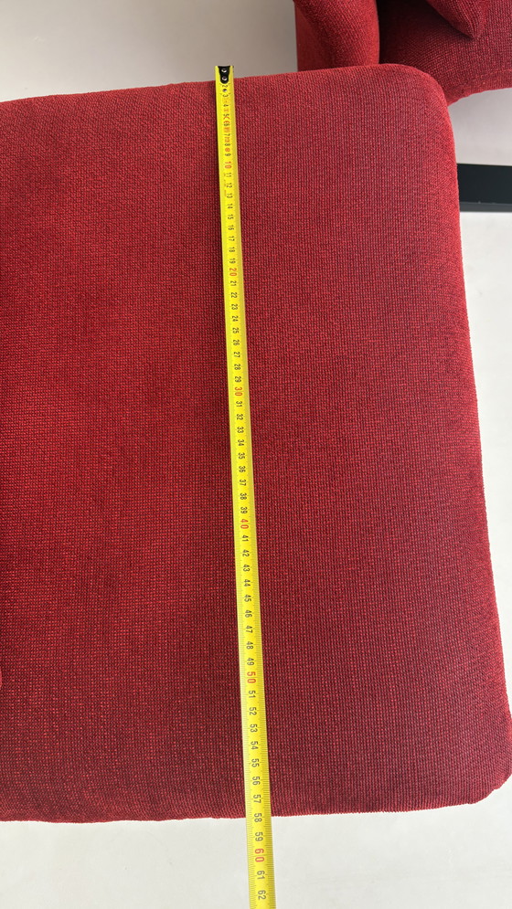 Image 1 of 2 poltrone Concorde rosse design Pierre Paulin Artifort