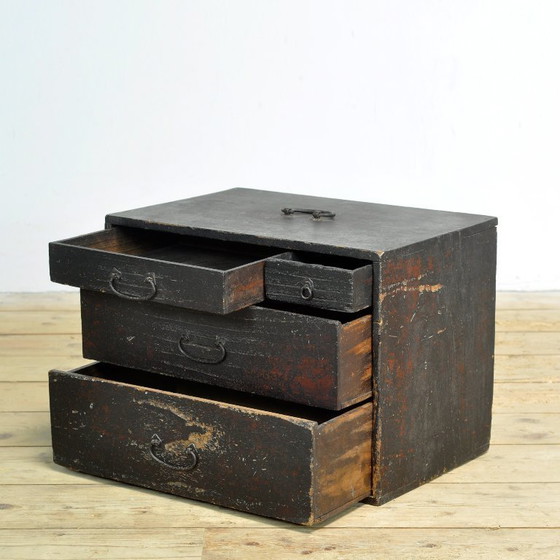 Image 1 of Small Japanese chest of drawers, circa 1900