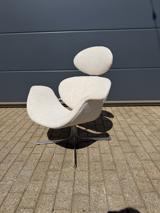 Image 1 of Artifort Big Tulip 1st edition Pierre Paulin in Beige/écru Bouclé 10/10!
