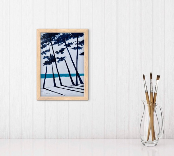 Ink and acrylic on framed paper. – Paintings & Drawings (photo 7 of 9)