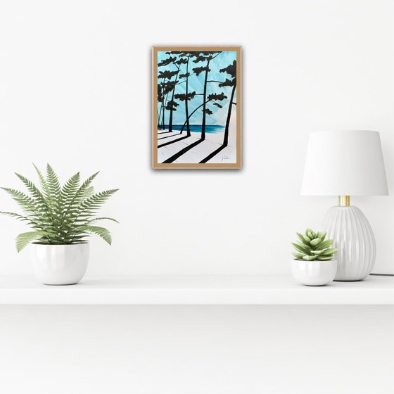 Image 1 of Inkt op natuurpapier. Formaat 30x21cm.