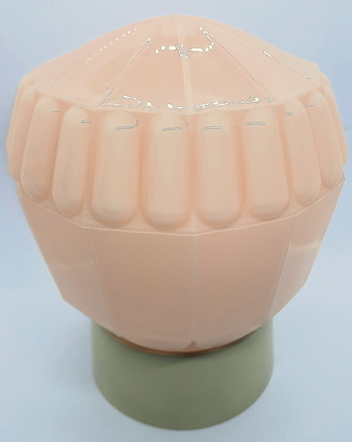 Plafonnier Thabur lampe murale art déco verre rose