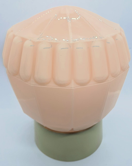 Thabur ceiling lamp wall lamp art deco pink glass