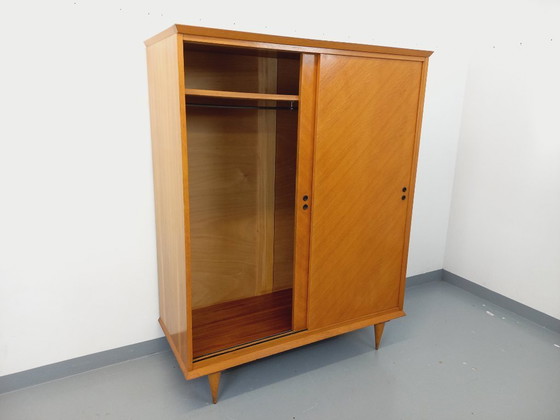 Image 1 of Vintage oak wardrobe from the 1960s