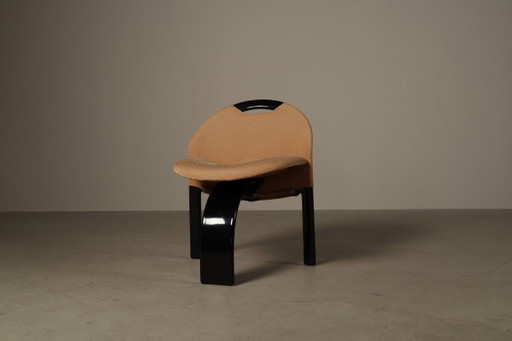 Ensemble de huit chaises de salle à manger « Voile » de Giovanni Offredi pour Saporiti Italia, 1973 (photo 2 of 15)