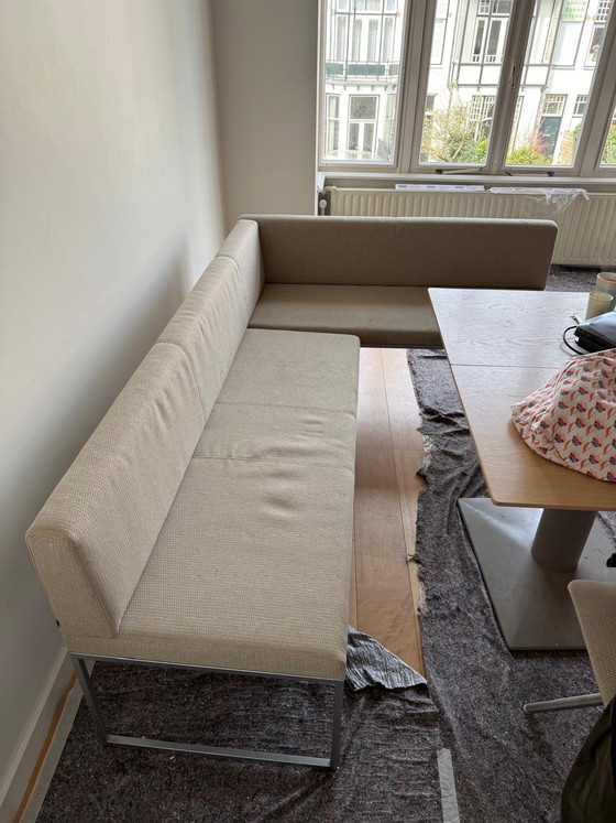 Image 1 of Arco Frame kajuitbank con 2 bijpassende stoelen