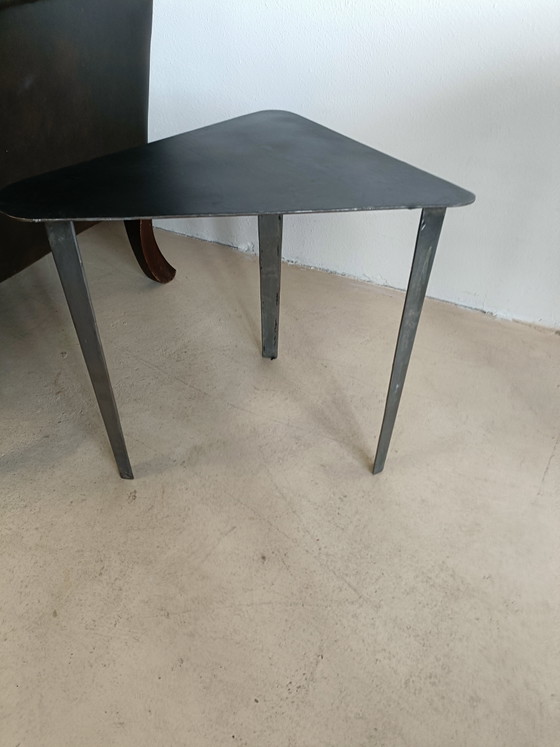 Image 1 of Triangular side table