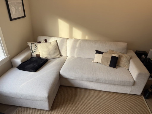 Canapé blanc - Décor Amsterdam "Milan"