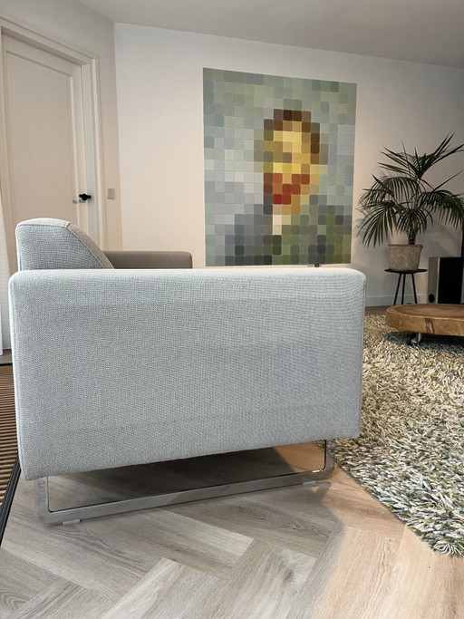 Artifort Mare 3-seater (needs to be upholstered) – banken, Metal, Textile (photo 2 of 7)