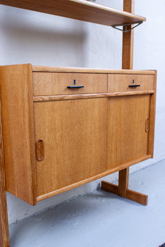 Image 1 of Vintage IKEA bookcase, highboard, sideboard, oak, mid-century