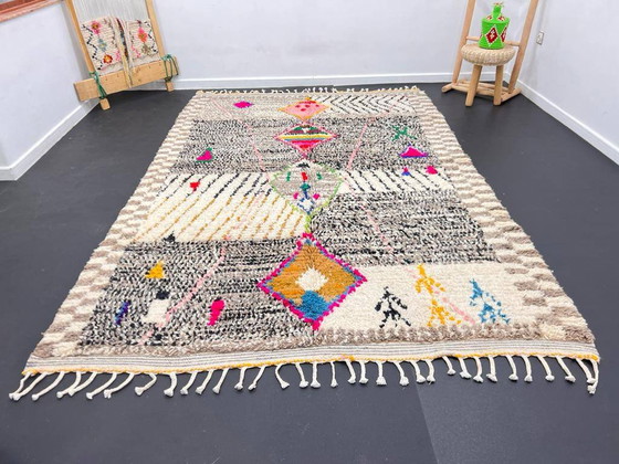 Tapis marocain traditionnel, pure laine, 3x2 m. – Wool (photo 8 of 11)