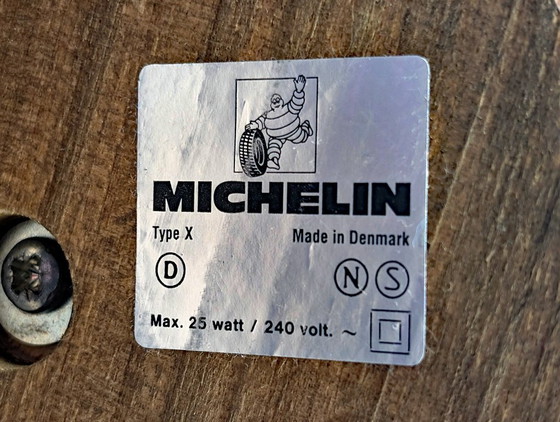 Michelin Illuminated Terrestrial Globe - 1994 - Made In Denmark – Table lamps, Metal, Plastic (photo 8 of 8)