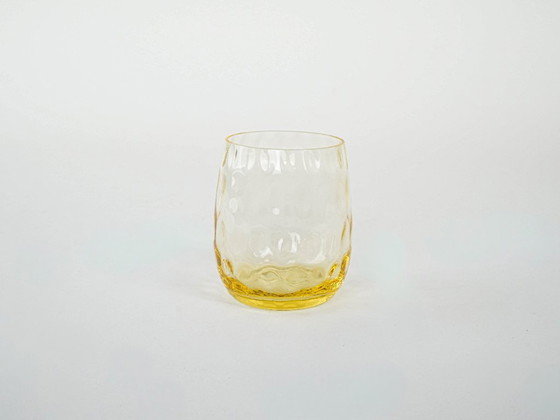 Image 1 of Set van zes glazen, Italiaans design, jaren 70, gemaakt in Italië.