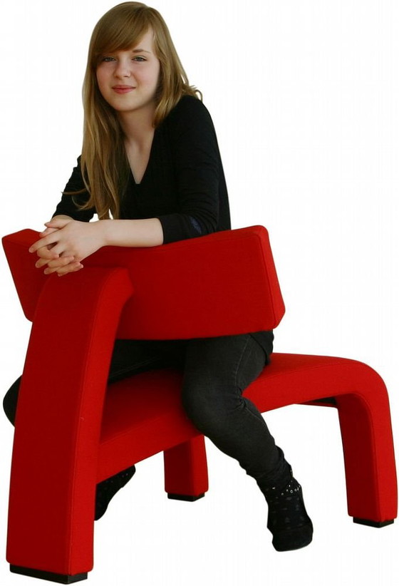 Image 1 of Der Red Devil Stuhl von Skipper Furniture