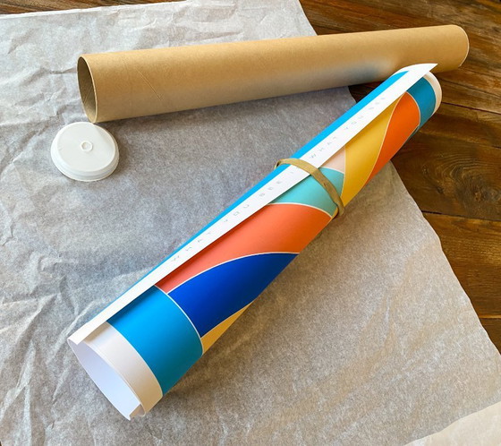 Image 1 of What you see is what you see - Frank Stella poster 50 × 70 cm