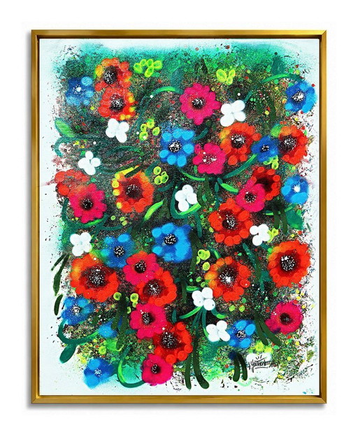 YOUTHONE – Wildblumensymphonie – Künstler-Leinwand