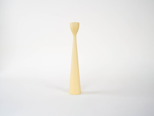 Candelabro de colores pastel, diseño danés, década de 1970, fabricado en Dinamarca.